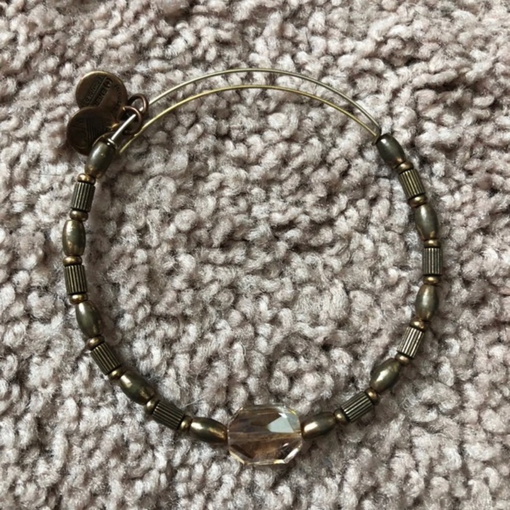 Alex and Ani gold tone bracelet
